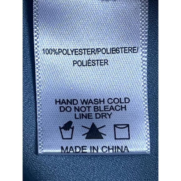 Anthropologie Sunday in Brooklyn Glenda Textured Dress Baby Blue Size M Flare - Picture 9 of 12